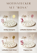 Bild in Galerie-Betrachter laden, Geburtstagskranz-Starter-Set: Kranz „Happy Birthday“ + GRATIS Motivstecker
