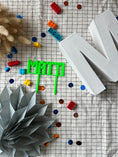 Bild in Galerie-Betrachter laden, Cake Topper im Baustein Look mit Name