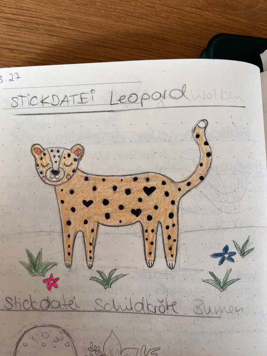 Geburtstagsshirt Leopard für Nini