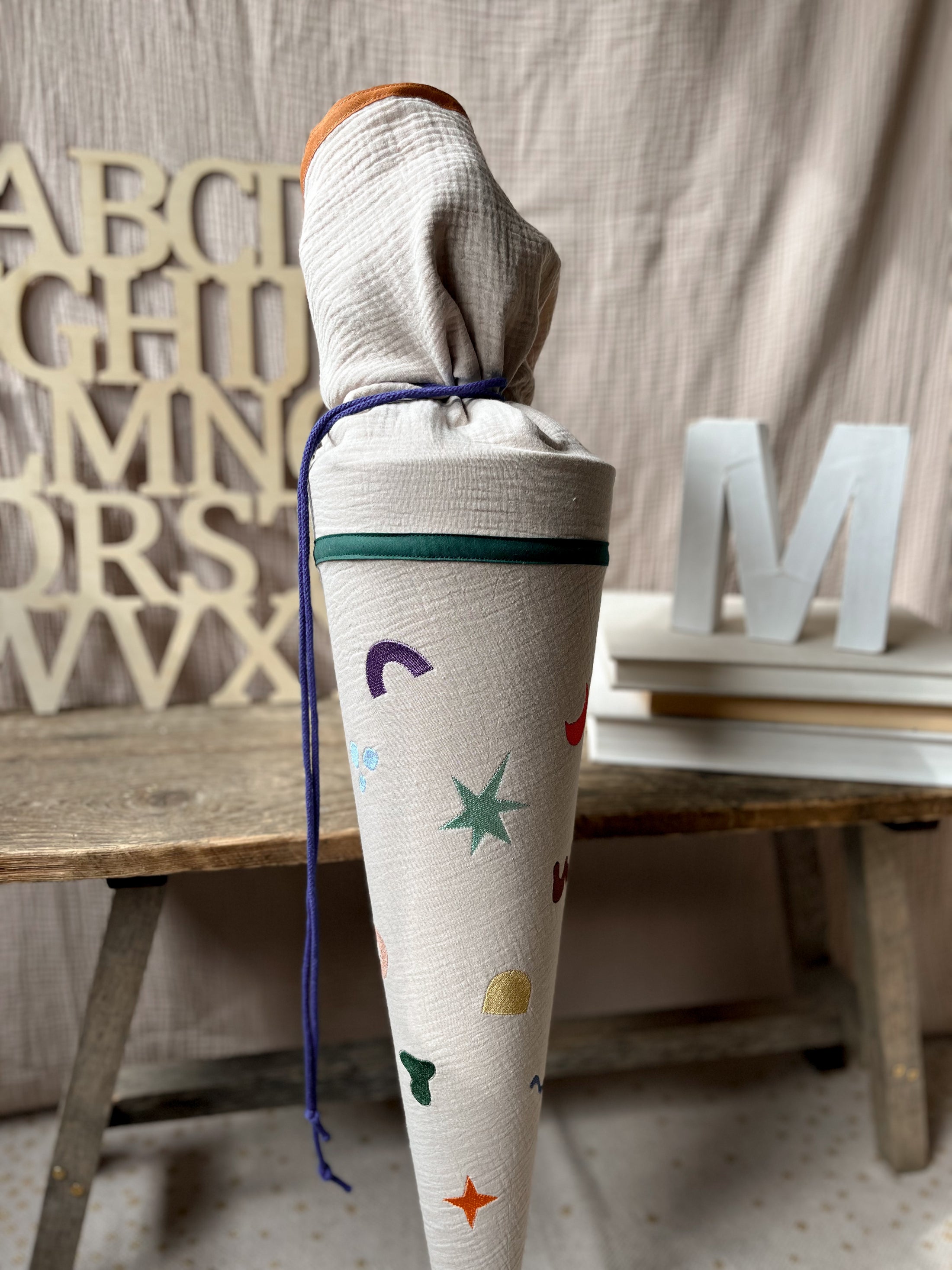 Schultüte Musselin Grafics - Natur - abstracte Motive