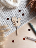 Bild in Galerie-Betrachter laden, Cake Topper Waldtiere Bär, Reh, Fuchs, Igel, Hase | einzeln oder als Set