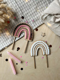 Bild in Galerie-Betrachter laden, Cake Topper Boho REGENBOGEN bunt