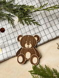 Bild in Galerie-Betrachter laden, Holzanhänger Bärchen