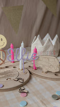 Bild in Galerie-Betrachter laden, Cake Topper Motivstecker Hippie Girl Power Groovey Sommer