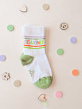 Bild in Galerie-Betrachter laden, Kita-Kind Socken hellgrün zum Kindergarten