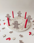 Bild in Galerie-Betrachter laden, Adventskranz Starter-Set | Lebkuchenmännchen | Rot Braun