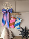 Bild in Galerie-Betrachter laden, Nikolausstiefel Patchwork Royalblau | Altmint