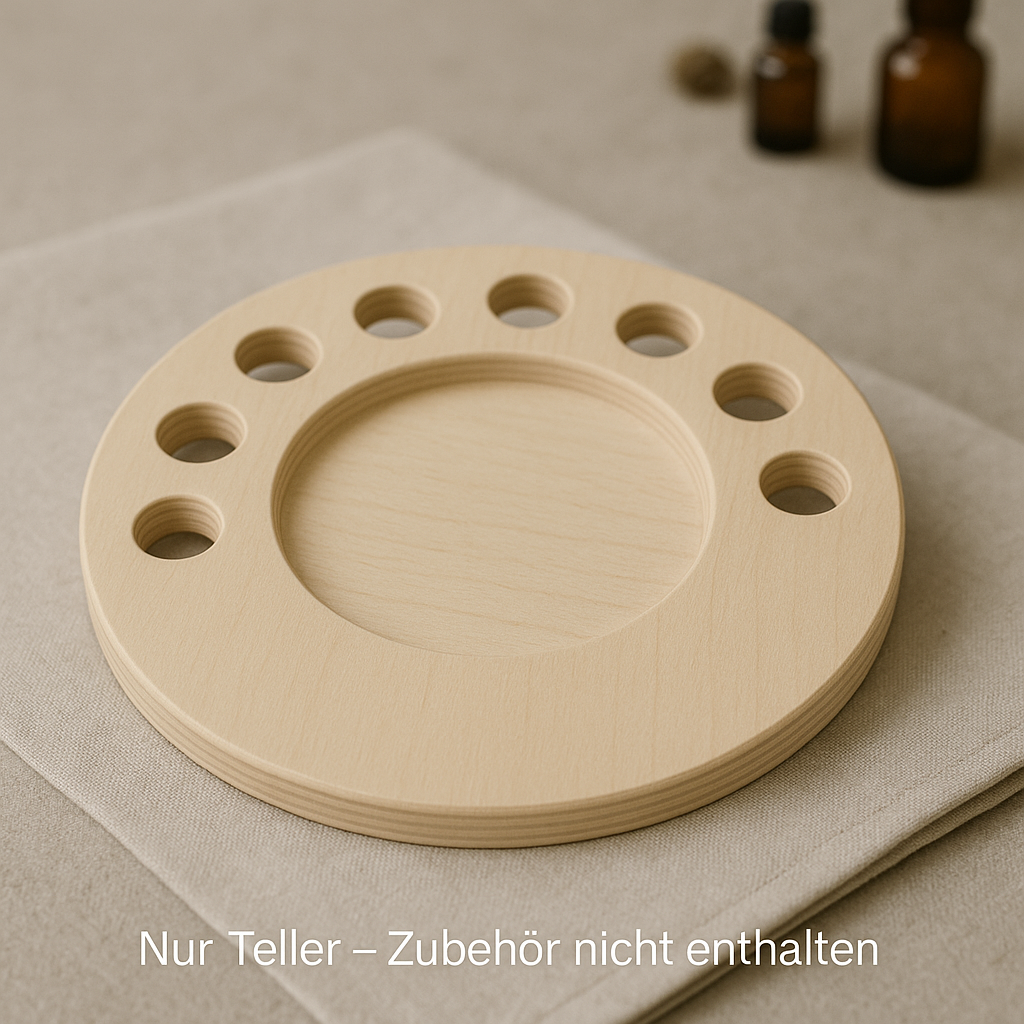Geburtstagteller nach Wunsch | Festtagskranz Teller | Kerzenteller