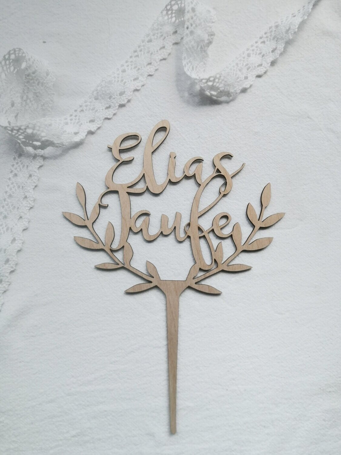 Cake Topper Taufe