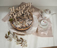 Bild in Galerie-Betrachter laden, Cake Topper HAPPY BIRTHDAY aus Holz
