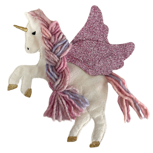Aufnäher Pegasus ROSA | Einhorn Applikation