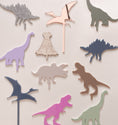 Bild in Galerie-Betrachter laden, Motivstecker Dinosaurier | Cake Topper Dino Welt | Dino Party Deko für Geburtstagskranz
