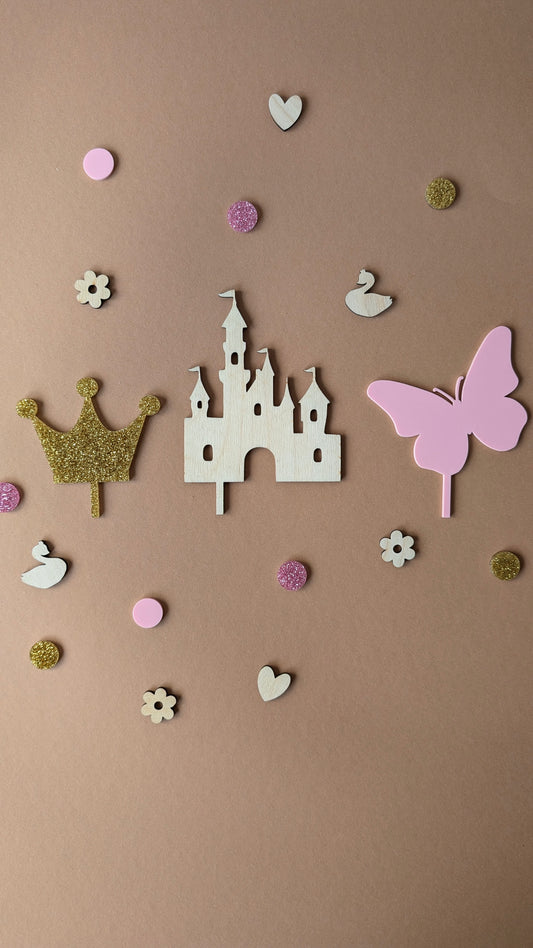 Motivstecker Krone | Prinzessin Deko