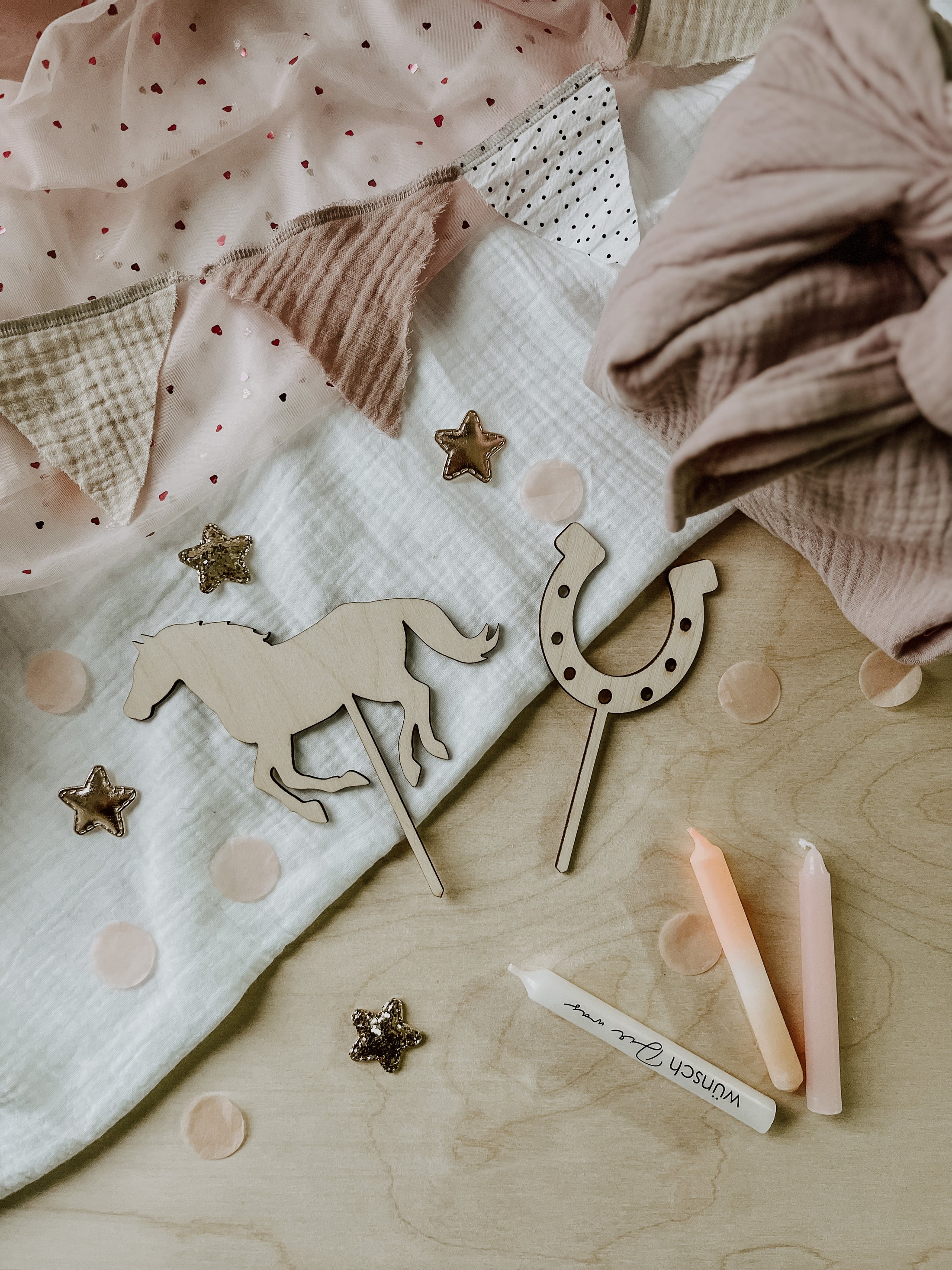 Cake Topper Motivstecker Pferd