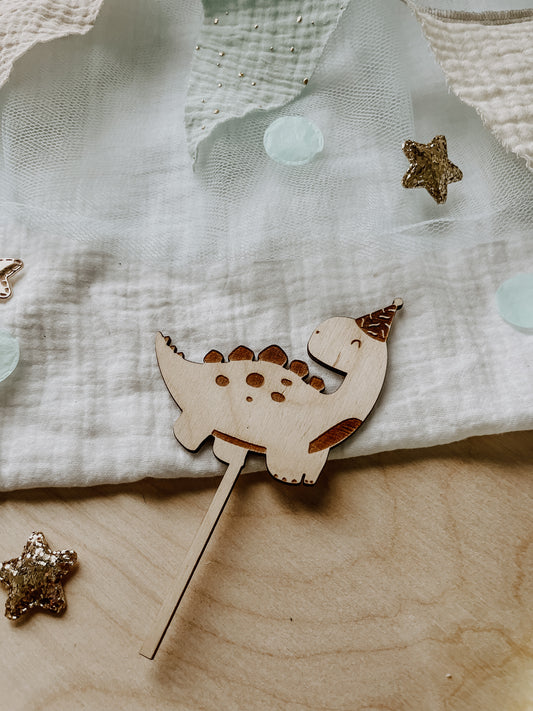 Cake Topper Set Party Dino