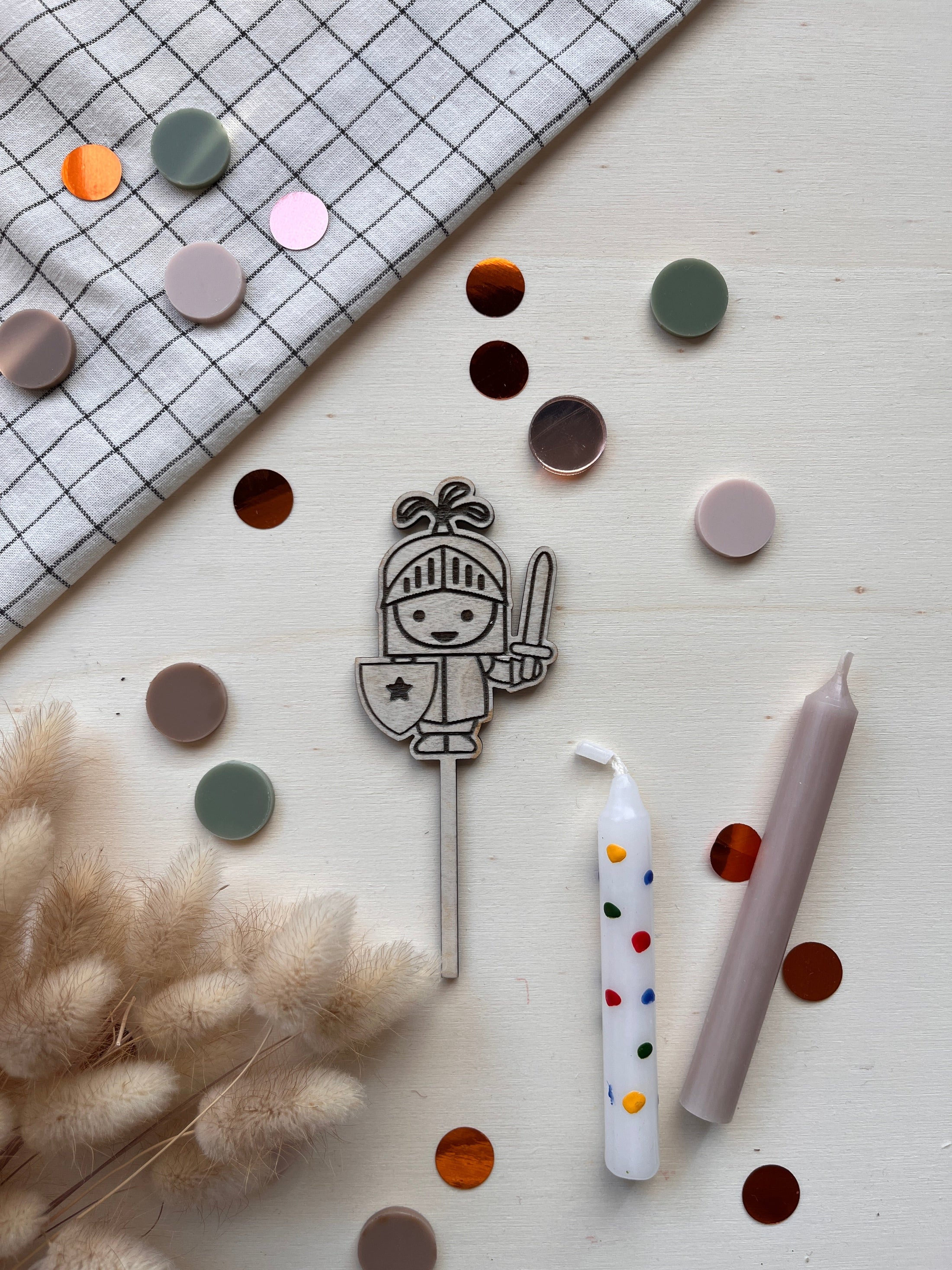 Cake Topper Set Ritter