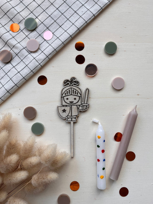Cake Topper Set Ritter