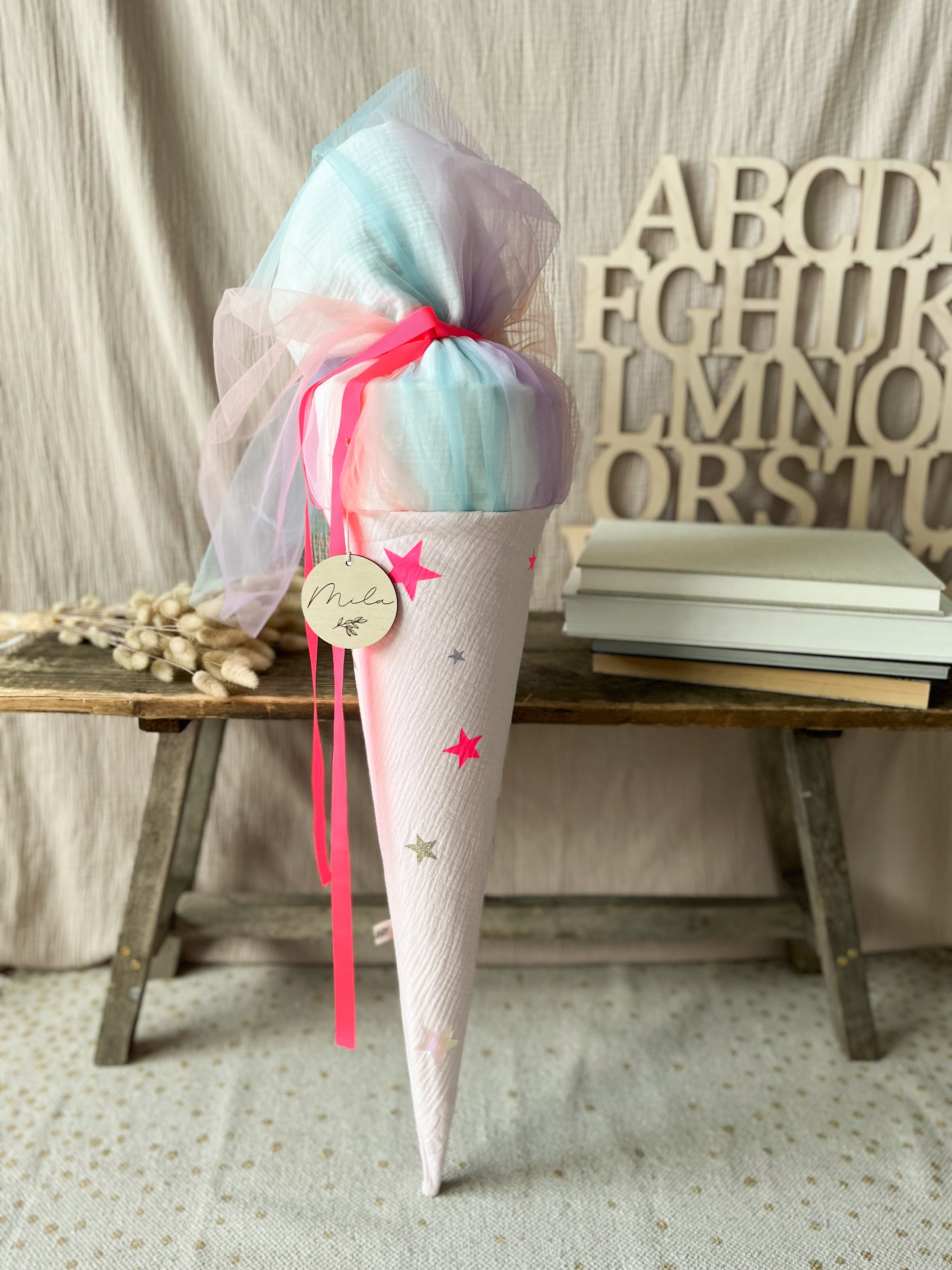 Bügelbild Set Set | in vielen Farben | Sterne zum Aufbügeln für dein DIY Projekt | Schultüte selber nähen