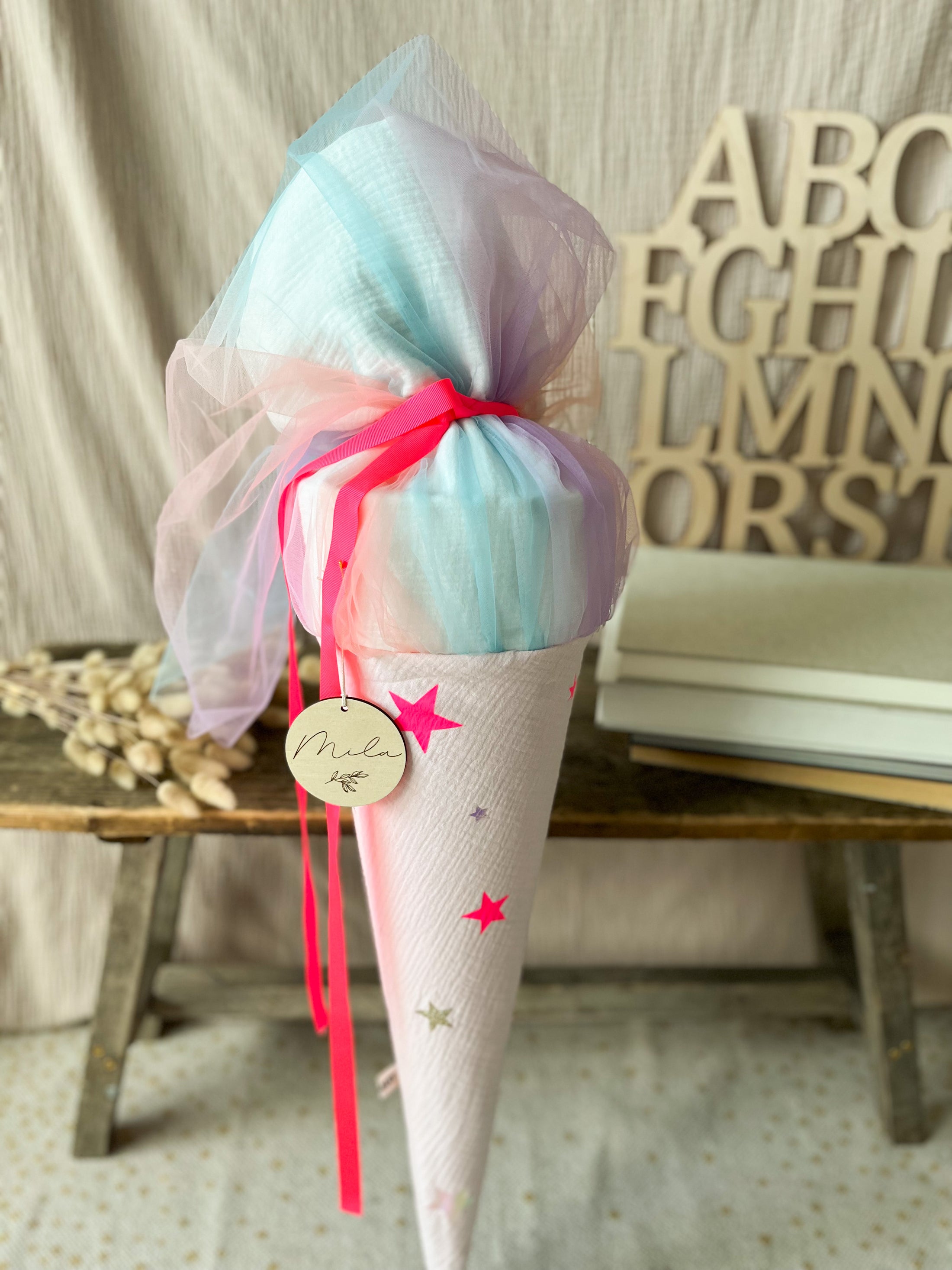 Bügelbild Set Set | in vielen Farben | Sterne zum Aufbügeln für dein DIY Projekt | Schultüte selber nähen