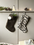 Bild in Galerie-Betrachter laden, SALE% Nikolausstiefel Teddystoff | Weihnachtsstiefel Kuschel-Teddy Leo oder Uni | Weihnachtssocke Teddyplüsch
