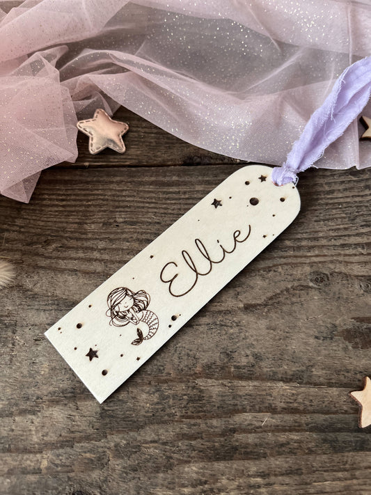 Lesezeichen mit Name & Motiv