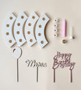 Bild in Galerie-Betrachter laden, Geburtstagsring-Set: „Happy Birthday“ | Komplett Set mit Name

