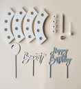 Bild in Galerie-Betrachter laden, Geburtstagsring-Set: „Happy Birthday“ | Komplett Set mit Name
