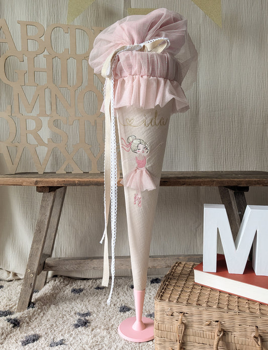 SALE% Schultüte BALLERINA | Name "Ida"
