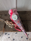 Bild in Galerie-Betrachter laden, Kita-Tüte / Geschwistertüte Millefleurs Beere / Babyrosa
