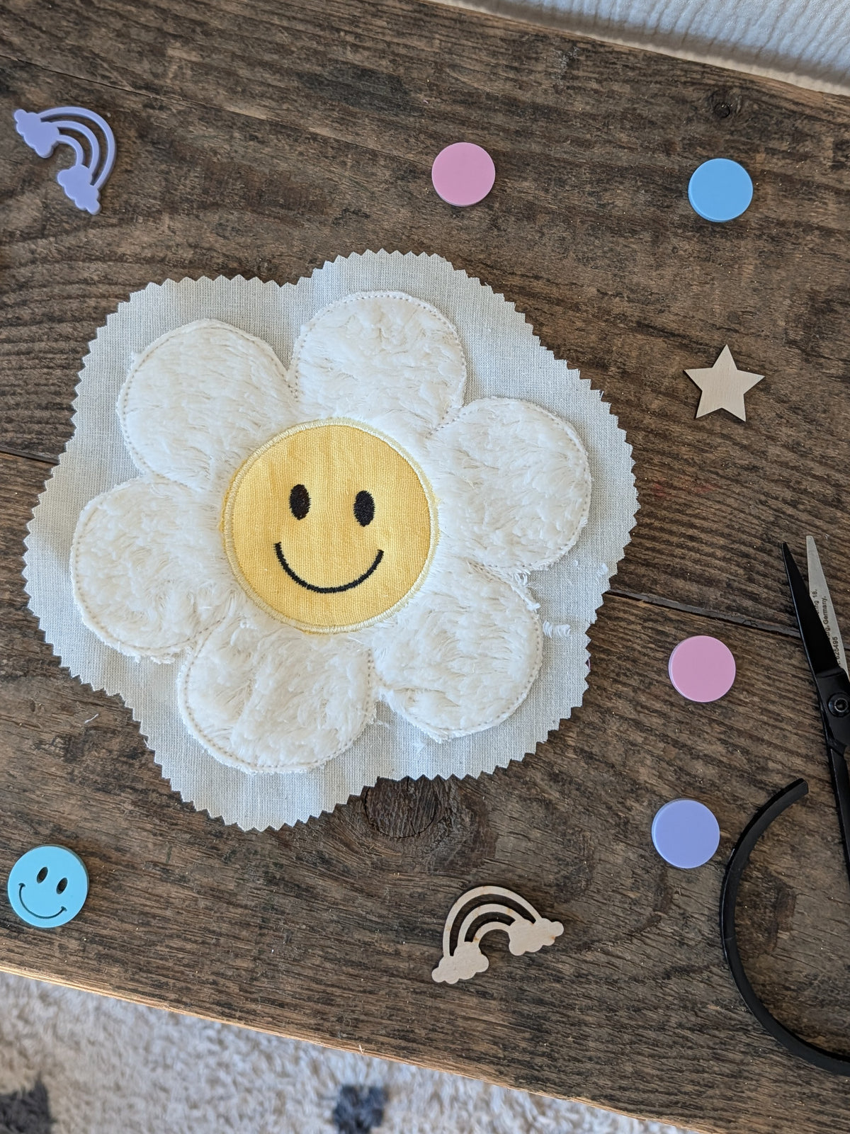 Aufnäher Daisy | Blumen Applikation