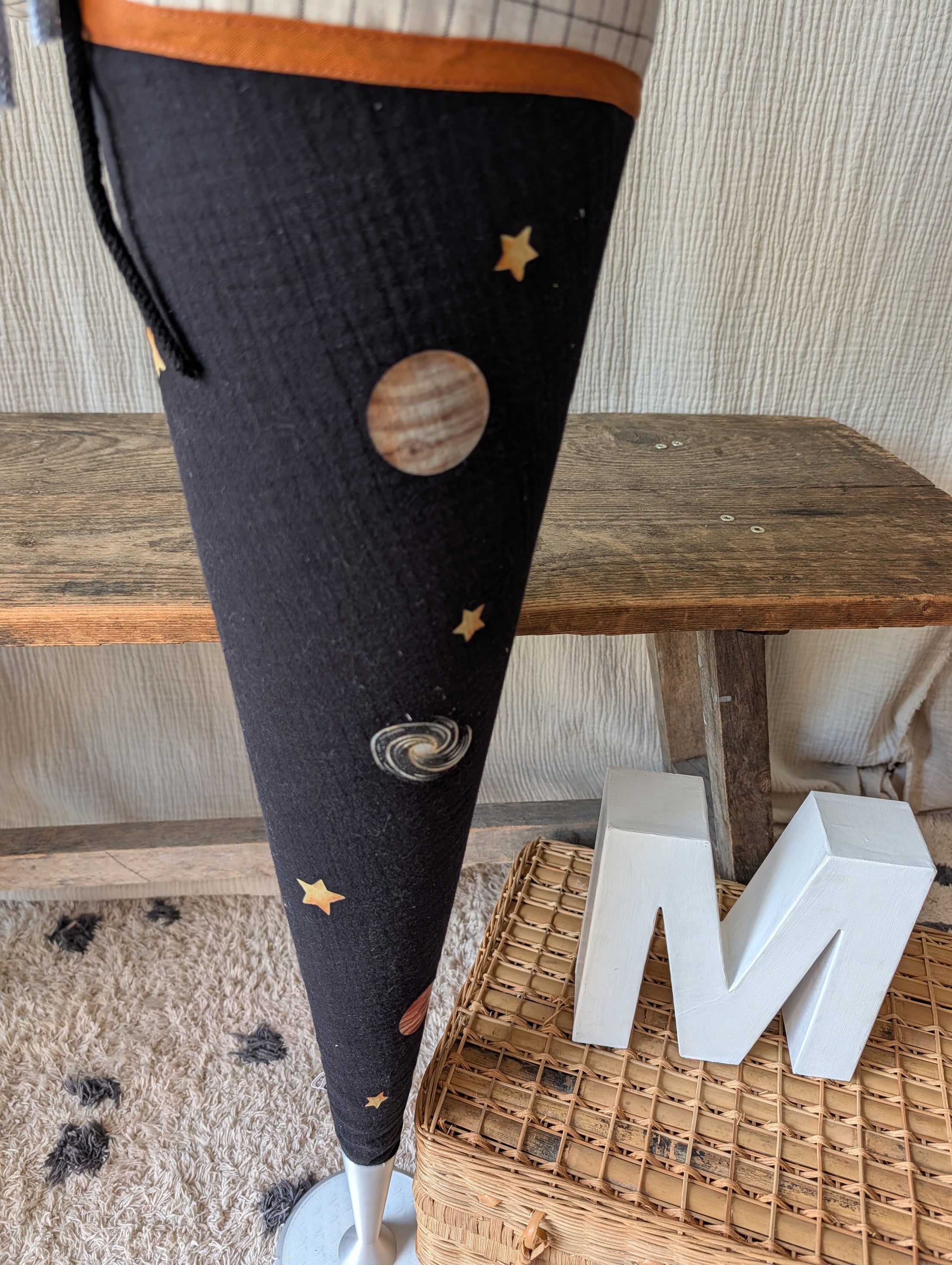 SALE% Schultüte mit Planeten Weltall Print