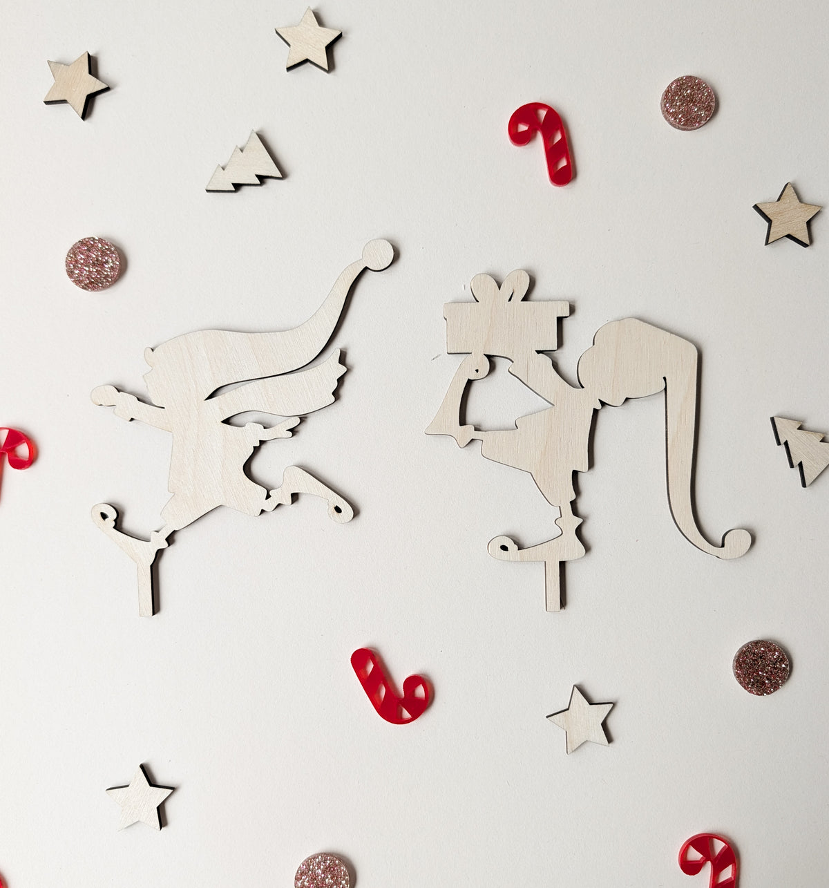 Motivstecker Set Wichtel | Weihnachtselfen