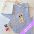 Bild in Galerie-Betrachter laden, DIY Set Schultüte Hündchen| Schultüte mit Hund/ Welpe aus Kuschelfell zum Selber nähen
