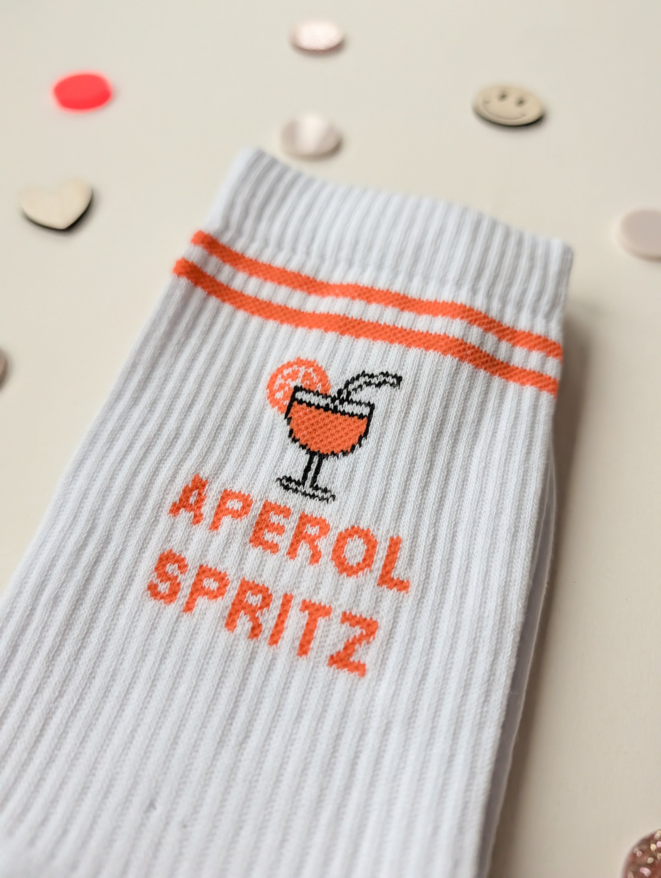 Socken "APEROL SPRITZ" orange