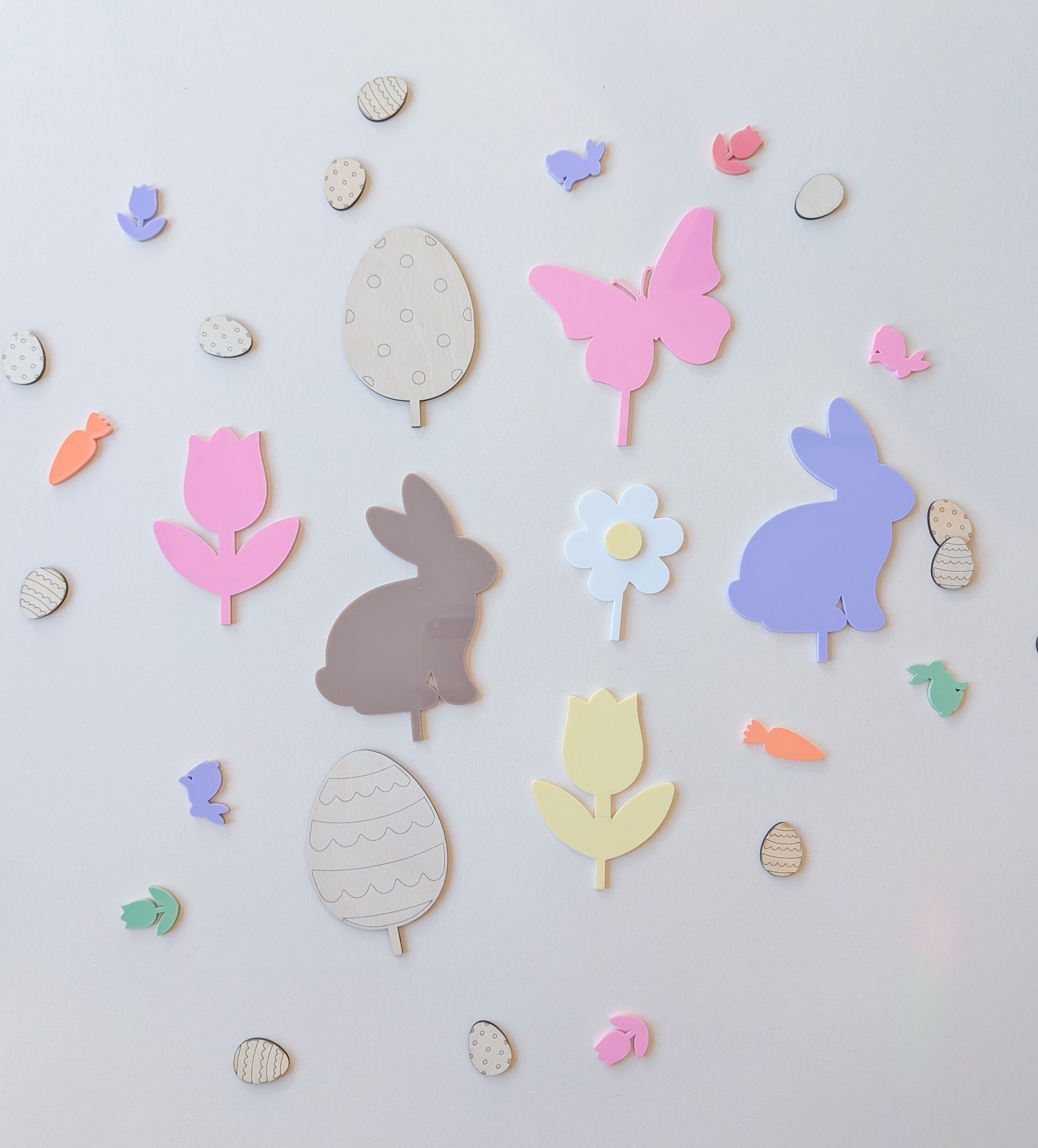 Motivstecker Ostern | Frühling | bunt oder Holz