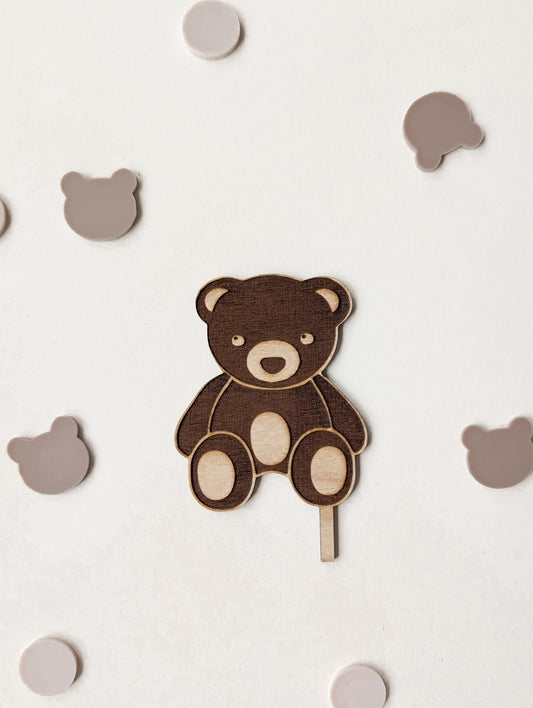 Motivstecker Teddy | Dekostecker 1. Geburtstag Teddybär