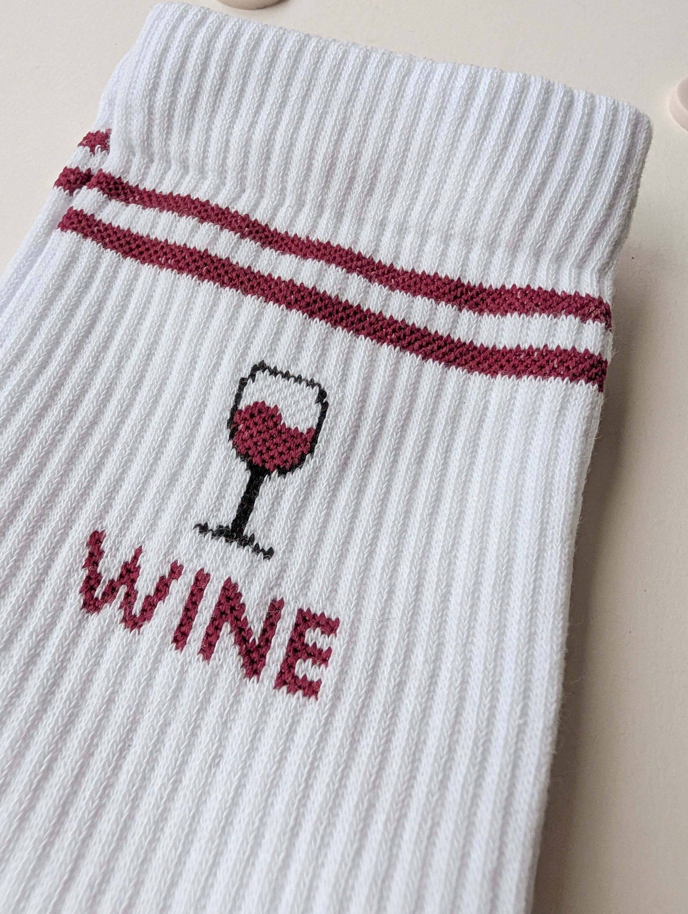 Socken "WINE" Bordeaux