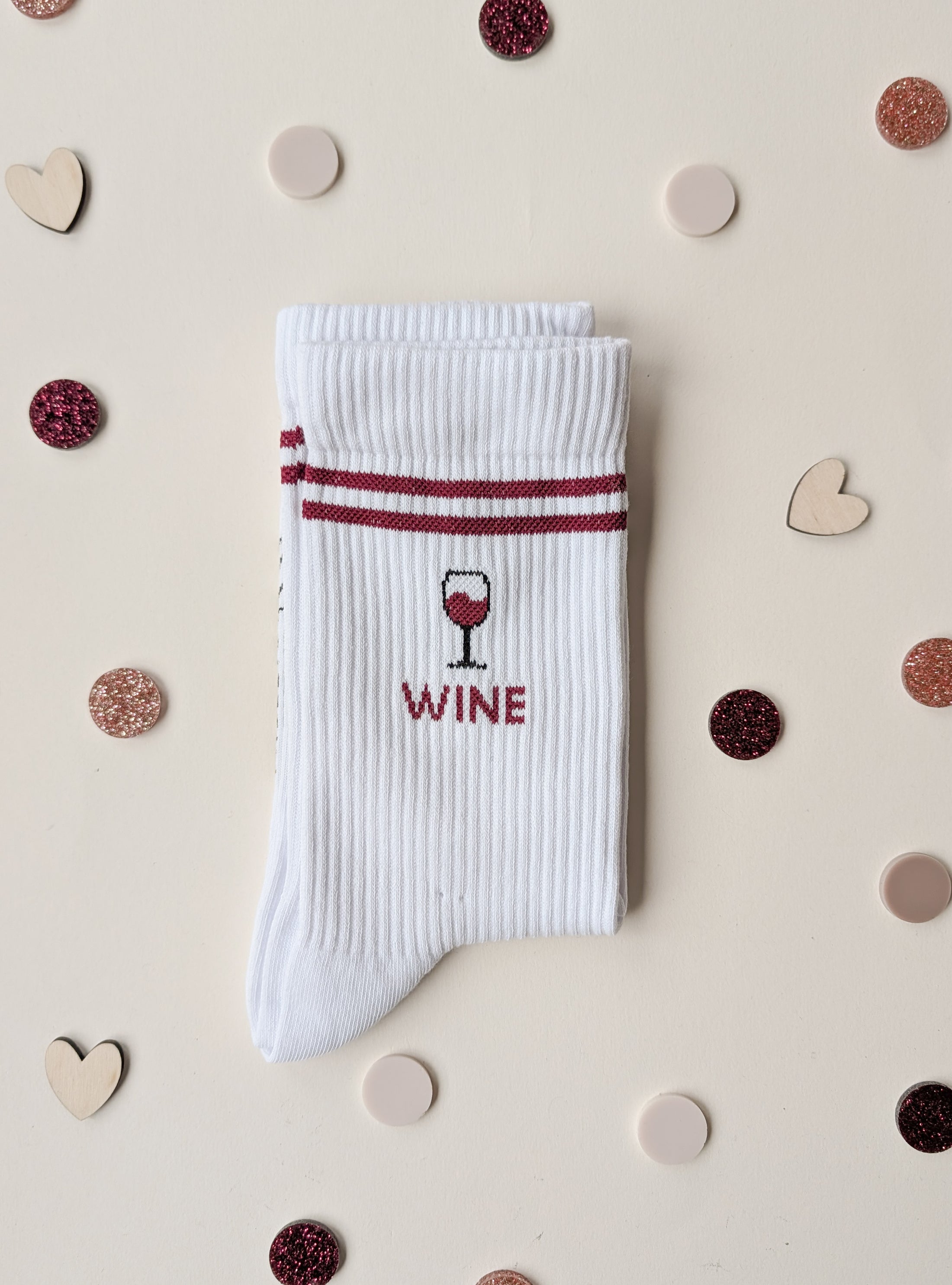 Socken "WINE" Bordeaux