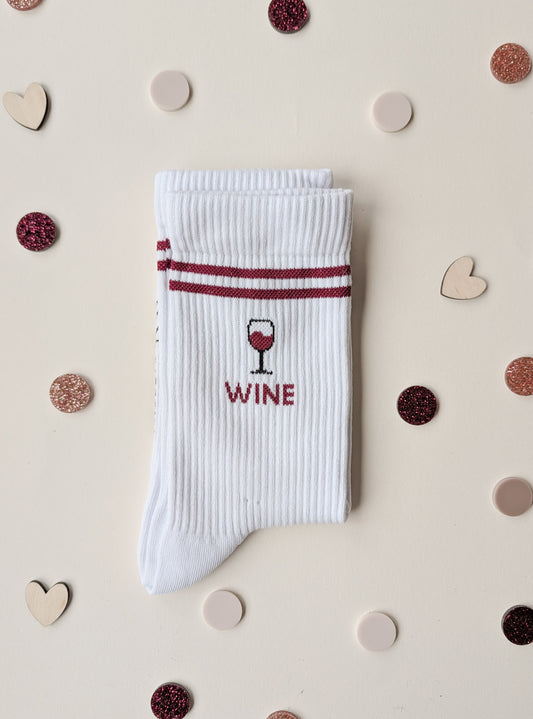 Socken "WINE" Bordeaux