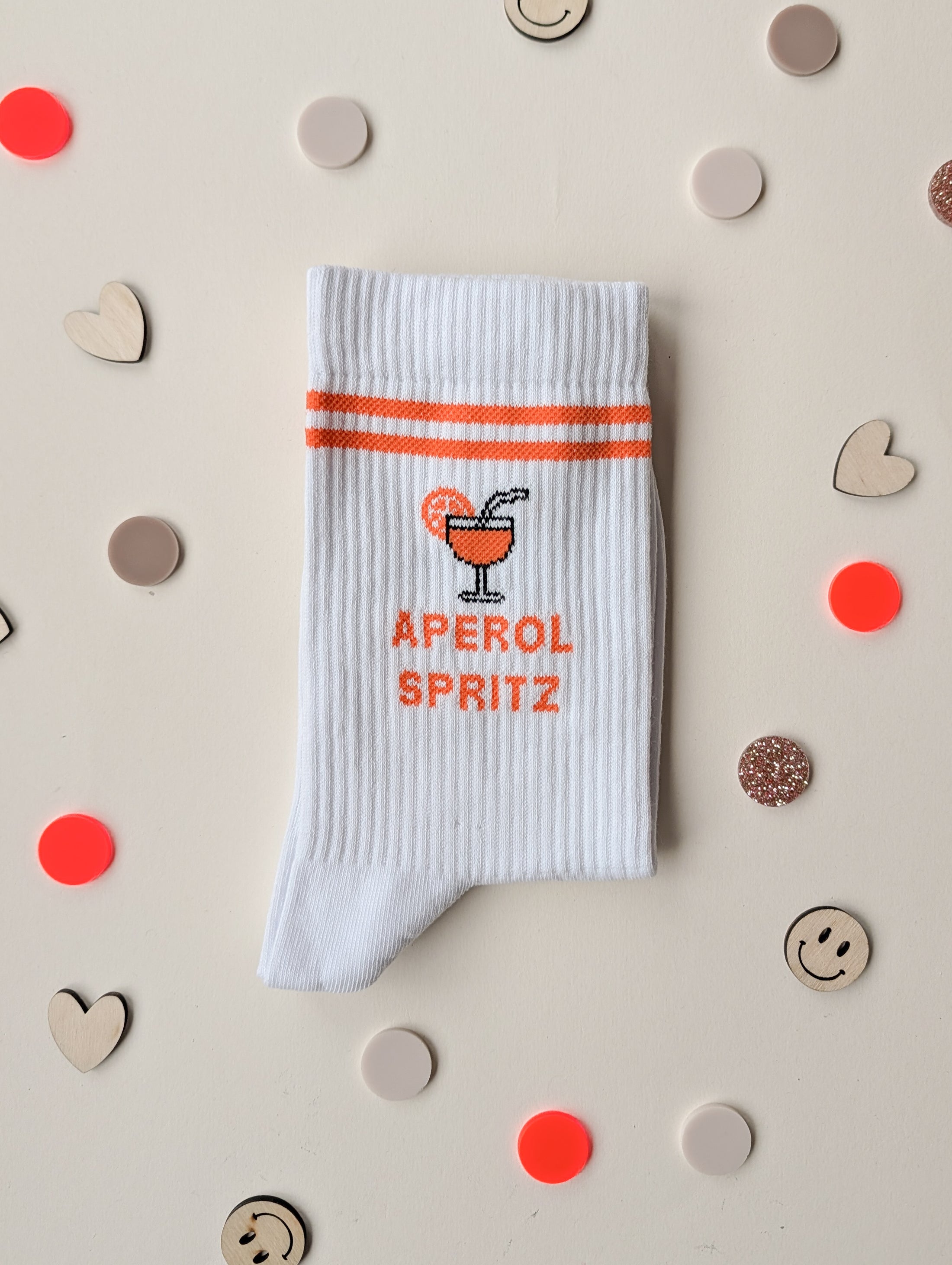 Socken "APEROL SPRITZ" orange